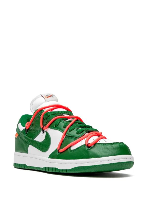 Off White nike dunk low - Pine green