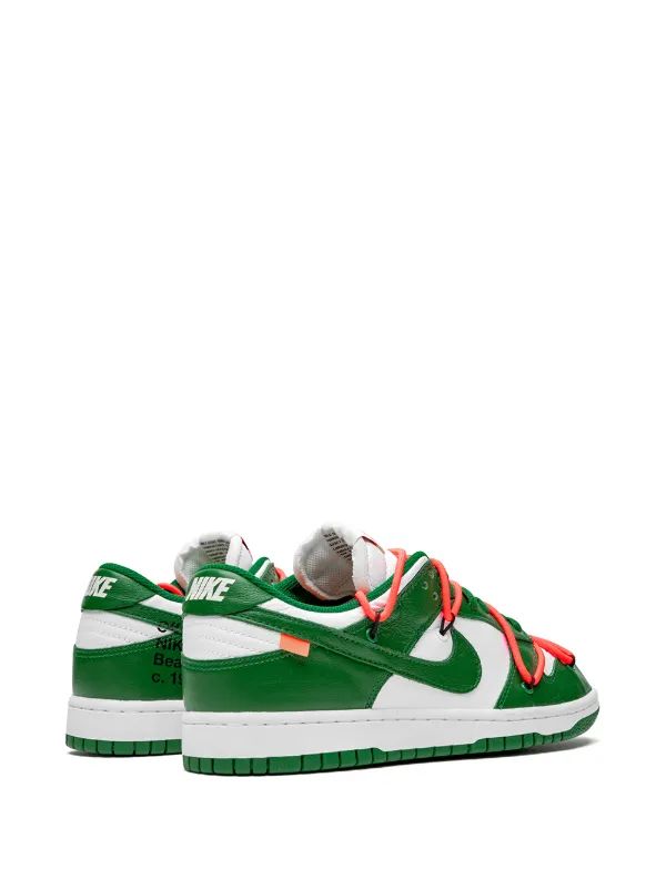 Off White nike dunk low - Pine green
