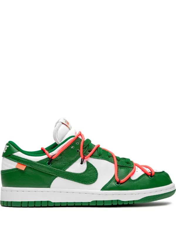 Off White nike dunk low - Pine green